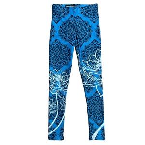 Gear Bunch Wm’s Electric Blue Lotus Leggings Sz XS